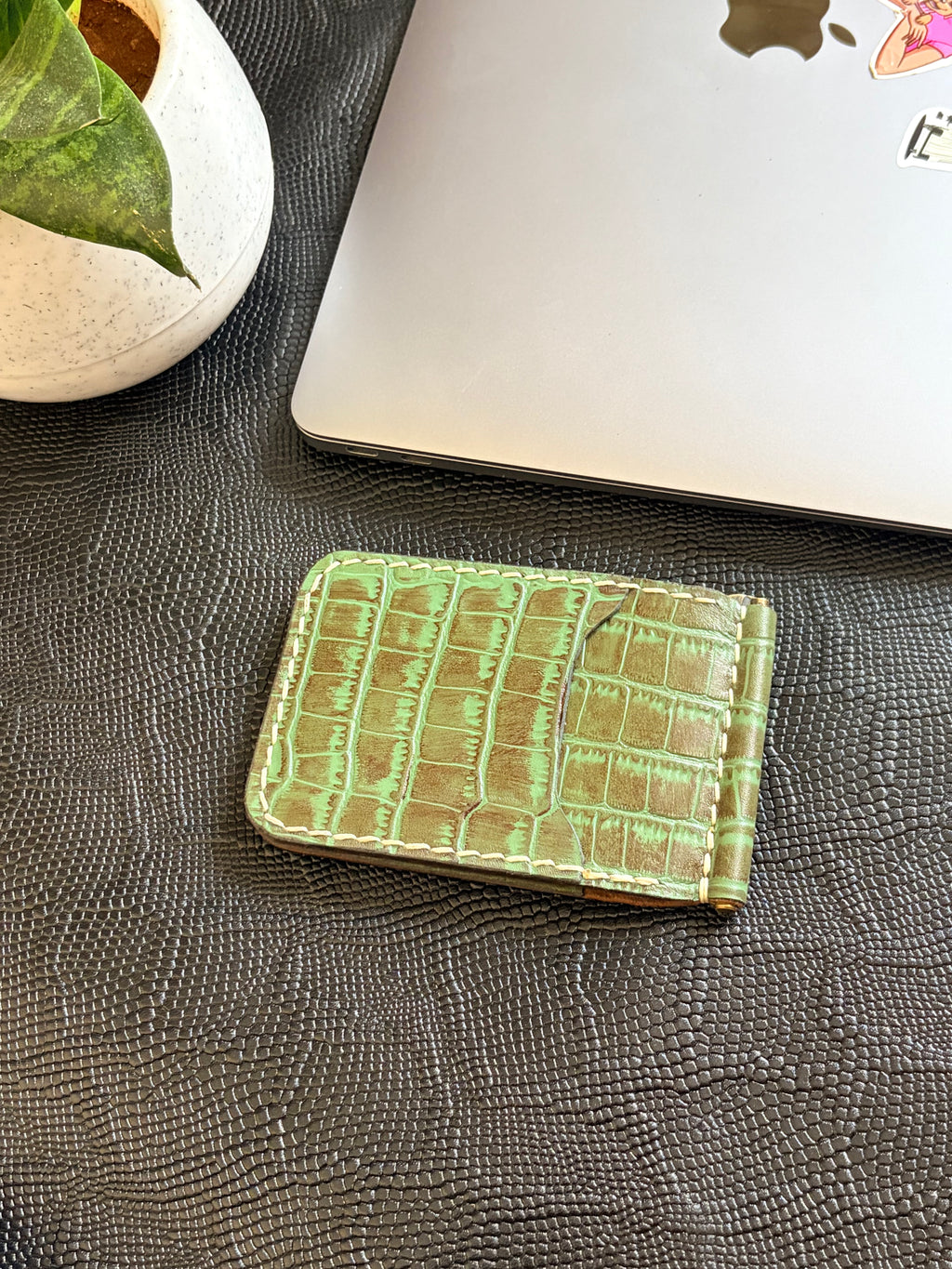 Vertical Money Clip Wallet - 001