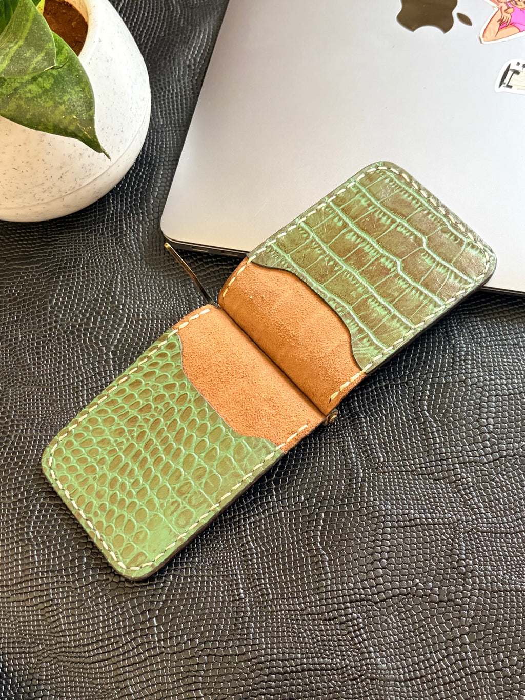 Vertical Money Clip Wallet - 001
