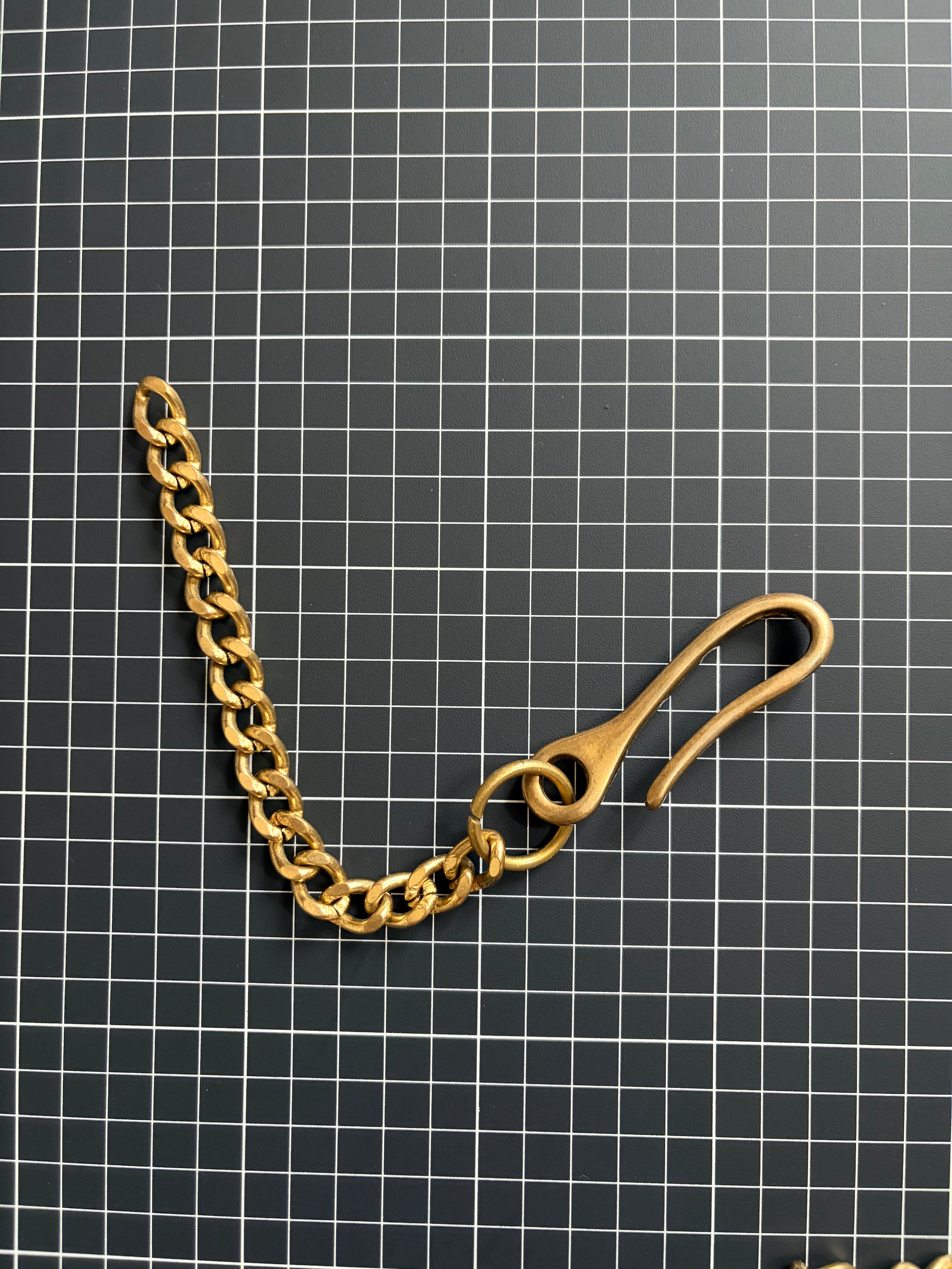 Brass chain and hook